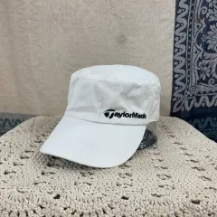 M テーラーメイド スポーツ 刺繍 白 ワークキャップ ベースボールキャップ ゴルフ帽子のサムネイル