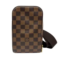 ルイ・ヴィトン LOUIS VUITTON ジェロニモス N51994 ブラウン ダミエ/レザー メンズ ボディバッグのサムネイル
