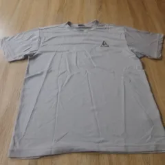 le coq sportif 半袖Tシャツ グレー ロゴ刺繍 美品