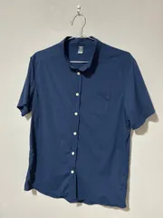 ☆87☆Haglofs ホグロフス　ネイビーシャツ　　Bruun SS Shirt Men サイズL 604396のサムネイル
