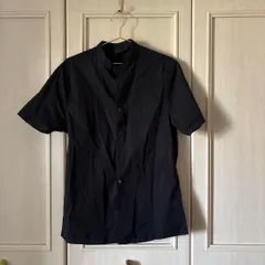 60　エイソス　asos　メンズ　men's　shirt　シャツ　黒 ブラック BLACK クロ くろ　M　半袖　無地のサムネイル