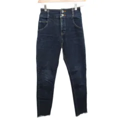 マイストラーダ Mystrada デニムパンツ ジーンズ スキニー カットオフ ストレッチ素材 インディゴブルー 34 約S  ■YHS5のサムネイル