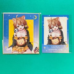[신품 미개봉품][2점 세트]Re:AcT / 리액트 방 데이트 스크래치 사자신 레오나 미니 색종이 포토풍 카드 D상 E상