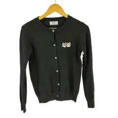 メゾンキツネ MAISON KITSUNE ダブルフォックスヘッド パッチ Rネック カーディガン レディース 表記無 のサムネイル
