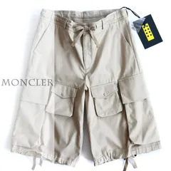 dt572●50●MONCLERモンクレール●都会派カーゴの完成形●マルチポケットサマーショートカーゴパンツ●メンズのサムネイル