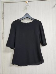 Chloe FORMAL 五分袖 ブラウス ブラック 9R 日本製 - メルカリ
