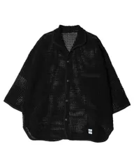 ARMY TWILL アーミーツイル COTTON MESH SHIRT AM-2613003 BLACK コットンメッシュシャツ ミリタリーのサムネイル