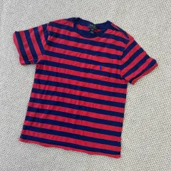 M キッズ ポロラルフローレン ボーダー柄 ポケット Tシャツ 0403Dのサムネイル