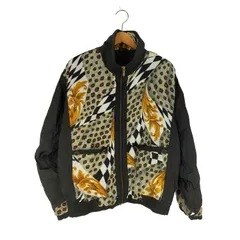 ユーズドフルギ USED古着 パネルレオパード ナイロンジャケット メンズ import：M 
