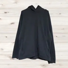 A1677 アーバンリサーチ URBAN RESEARCH トレーナー スウェット 長袖(LL XL) 黒 無地 綿 フードのサムネイル