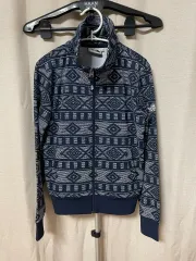 THE NORTH FACE ザノースフェイス パターン ジップアップ ジャケット ネイビー