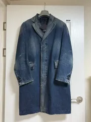 新品 PRADA プラダ ウォッシュド デニムコート ジャケットのサムネイル