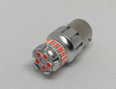 【1個】 高輝度 S25 ダブル球 ( BAY15D ) LED 赤 レッド ブレーキランプ テールランプ ストップランプ ブレーキ球 1球 車検対応 HONDA YAMAHA kawasaki SUZUKIのサムネイル