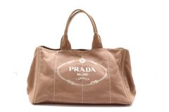 ☆本日限定☆ PRADA トートバッグ カナパ キャンバス ベージュ - メルカリ