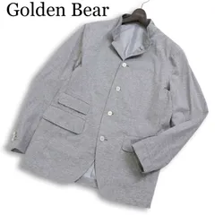 Golden Bear ゴールデンベア 通年 コットン100％ DIAPLEX★ 長袖  テーラード ジャケット 大きいサイズ Sz.LL メンズ グレーのサムネイル