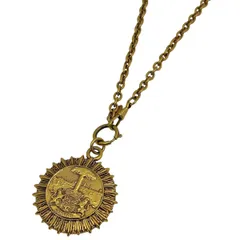 シャネル CHANEL ココマーク チェーン ネックレス ロング コインモチーフ GP ゴールド レディース 【中古】