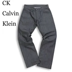 CK Calvin Klein カルバンクライン 通年★ ヘリンボーン スリム 5ポケット  スラックス パンツ Sz.73 メンズ 灰 グレーのサムネイル