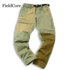 FieldCore フィールドコア ワークマン 通年★ 【フレイムテック(R)】 切替 ストレッチ クライミング パンツ Sz.M メンズのサムネイル