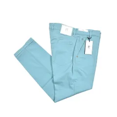 PT TORINO DENIM ピーティートリノデニム / INDIE インディ TAPERED FIT テーパードフィット スラックス ノータック チノ パンツ 春夏 メンズ  ストレッチ ライトグリーン イタリア製 PT05 437652のサムネイル