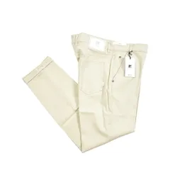 PT TORINO DENIM ピーティートリノデニム / INDIE インディ TAPERED FIT テーパードフィット スラックス ノータック チノ パンツ 春夏 メンズ  ストレッチ ライトベージュ イタリア製 PT05 437660のサムネイル