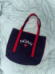 NOAH ノア ロゴ トートバッグ キャンバス ネイビー | Mercari