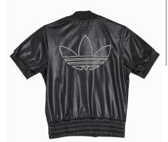 くーちゃん　adidas ベイスボールレザーシャツ　Sサイズ相当 くーちゃん様 専用 adidas ベイスボールレザーシャツ Sサイズ相当