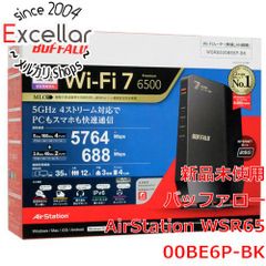 BUFFALO Wi-Fi 7 WSR6500BE6P-BK 新品未開封 - メルカリ