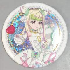 ブルジュラ 映画キミとアイドルプリキュア♪おまたせ!キミに届けるキラッキライブ ホログラム缶バッジ キュアズキューン