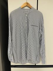 HEUGN SHIRT020 バンドカラーシャツ ストライプ サイズ1 ユーゲン