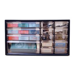 Livinbox 14 Drawer Parts Cabinet, Small Item Storage, Stationery Storage, Plastic Model Kits, Electronic Components, Model Tools, Art Supplies Storage Case, Resin, Colorants, Markers, Art Supplies Storage, Toolbox, Storage Case, Vitamins, Medicine Organization, Black A9-1310-B b254c2b6