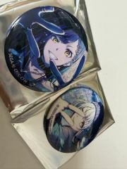 プロセカ プロジェクトセカイグリッター缶バッジグリ缶5B黒百合まふゆ