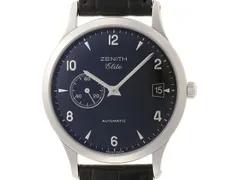 ZENITH ゼニス クラスエリート 01.1125.680/21N 腕時計 ステンレス/クロコダイル 自動巻き ブラック文字盤 メンズ【中古】【473】のサムネイル
