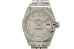 ROLEX ロレックス  デイトジャスト26 79174G 腕時計 ウォッチ K18WG ホワイトゴールド SS ステンレススチール F番 自動巻き シルバー10Pダイヤモンド文字盤【中古】460のサムネイル