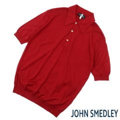 美品】John Smedley ジョンスメドレー ポロシャツ ブラウン M - メルカリ