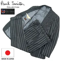 【S3811】【極美品】【受注生産】【定価22万円】【日本製】Paul Smith COLLECTION×savile clifford ポールスミスコレクション サヴィル クリフォード スーツ セットアップ テーラードジャケット パンツ 214020