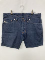 美品 シルエット ディーゼル ストレートデニム パンツ ブラック 黒 
