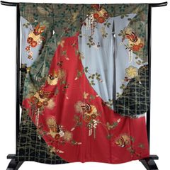 色打掛 飛鶴 金 花嫁衣装 婚礼衣装 27 - メルカリ