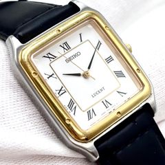 新品電池】seiko lucent スクエア tank ヴィンテージ 稼働品 - メルカリ