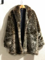 美品！BEAMSベージュ スエード フェイクファー ジャケット - メルカリ