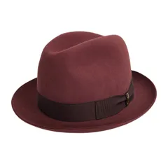 Borsalino(ボルサリーノ) ハット 57美品  アレッサンドリア ボルドー ラビットのサムネイル
