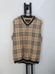 BURBERRY バーバリー ノヴァチェック ウィンドブレーカー ベスト ベージュ ゴルフ ベスト