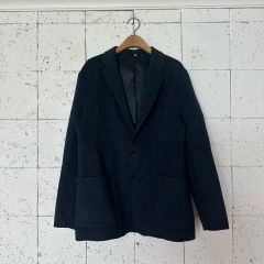 美品❤️ラピーヌブランシュ ニットジャケット テーラード 濃紺 