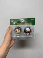 (未開封)鬼滅の刃 一番くじ C賞 竈門 炭治郎 禰豆子 ちょこのっこ フィギュアセット