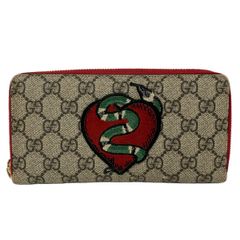 GUCCI GGスプリーム ハート スネーク 長財布 - メルカリ