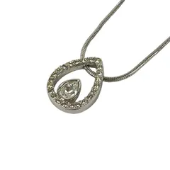 SWAROVSKI(スワロフスキー) ネックレス美品  - シルバー×クリアのサムネイル
