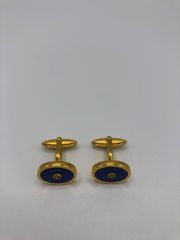 dunhill ダンヒル カフス ロゴ ラピスラズリ カフスボタン カフス