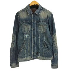 UNDERCOVER 01AW D.A.V.FパッチワークZIPデニムジャケット - メルカリ