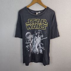 H&M 에이치앤엠 STAR WARS 스타 워즈 프린트 T셔츠 영화 다스 베이더 블랙 L 남성 헌옷 스트리트 Y2K