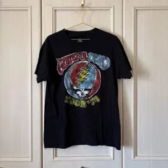 【東あずま店　併売品】　GRATEFUL DEAD グレートフルデッド　バンＴ　グレイトフルデッド　M　Ｔシャツ　ＢＡＮＤ　バンド　シャツ　shirt　カットソー　半袖　黒 ブラック BLACK クロ くろ　Mサイズ　音楽のサムネイル
