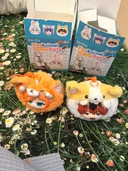 葬送のフリーレン ANIMALパーティー ぬいぐるみ キーホルダー (シュタルク/フラメ)